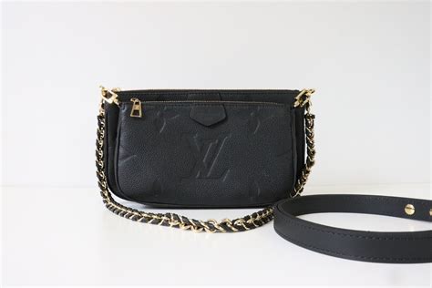 louis vuitton epi pochette black|louis vuitton empreinte pochette.